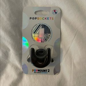 Pop socket mount